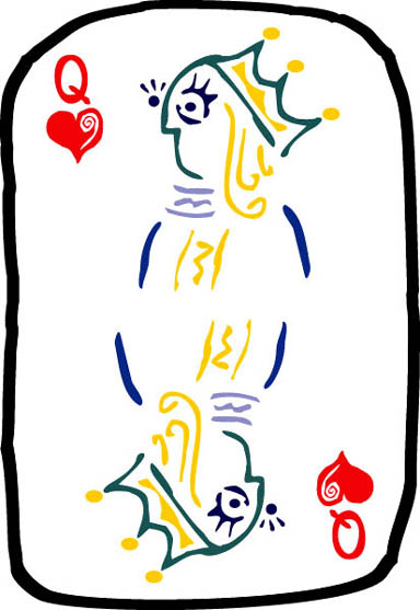 Queen Of Hearts Card Drawing At Paintingvalley Com Explore Collection Of Queen Of Hearts Card Drawing