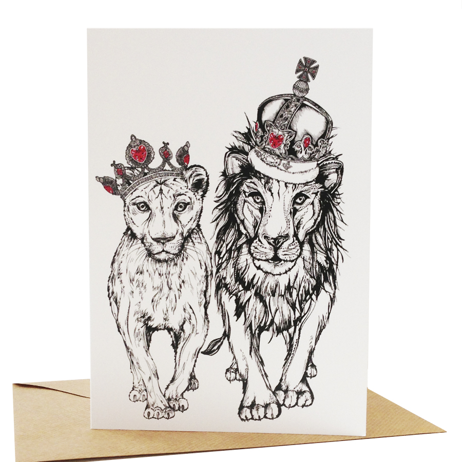 900x900 King And Queen Of Hearts Valentine Card - Queen Of Hearts Card Draw...