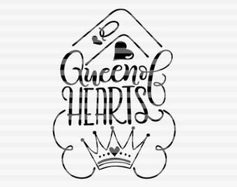 340x269 Queen Of Hearts Crown Etsy - Queen Of Hearts Drawing