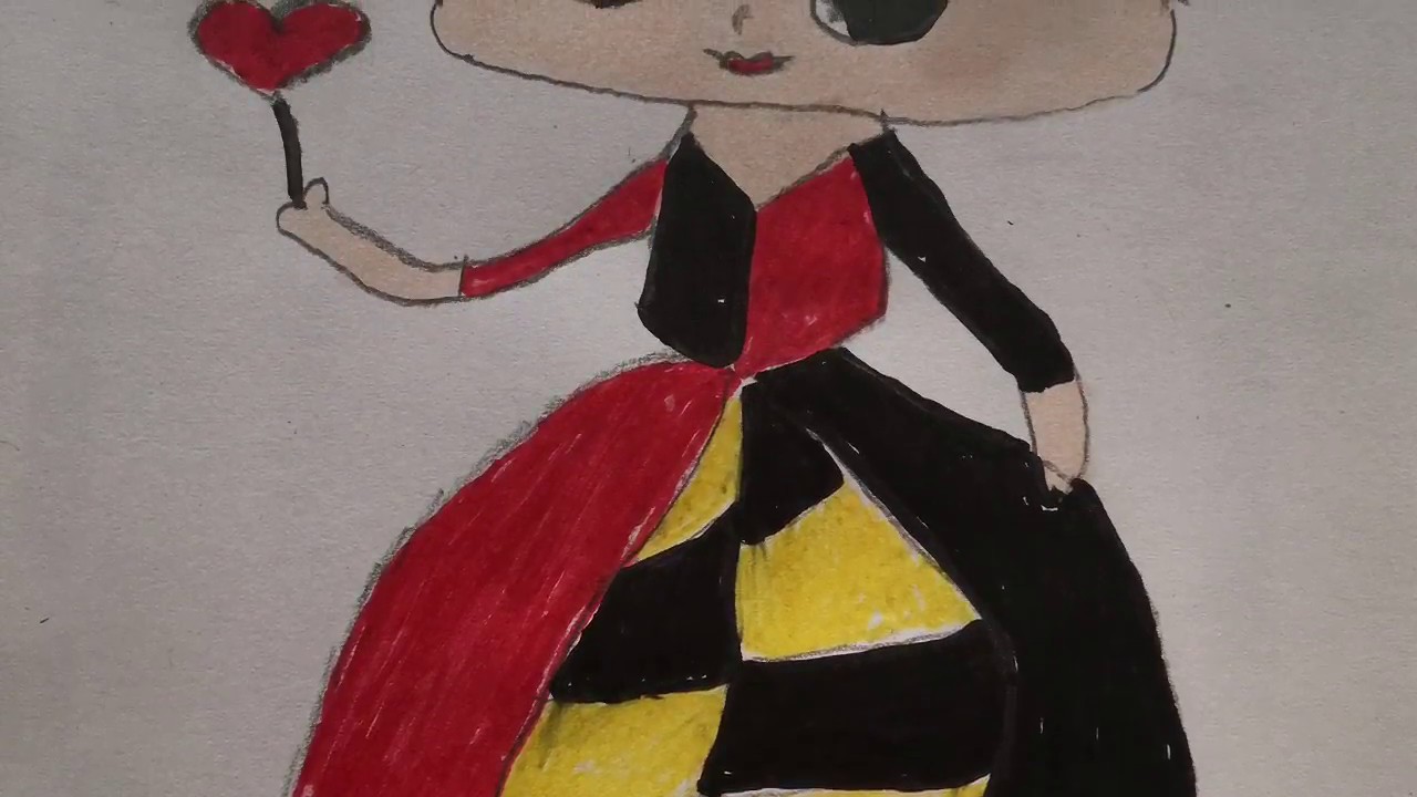 Queen Of Hearts Drawing at Explore collection of