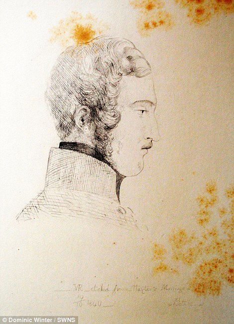 470x652 prince albert's personal etchings of queen victoria expected - Queen Victoria Drawings