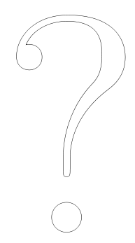 193x347 tikz pgf - Question Mark Drawing