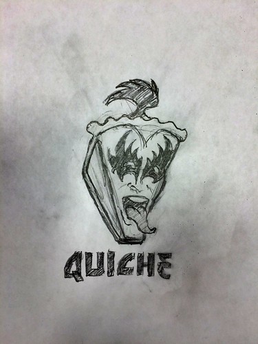 375x500 Kiss As Quiche A Sketch For An Upcoming Spudart Webcomic - Quiche Drawing