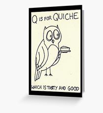 210x230 Quiche Drawing Greeting Cards Redbubble - Quiche Drawing