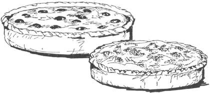 420x187 Quiche Line Drawing - Quiche Drawing