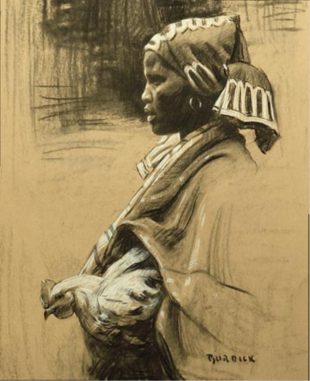 451x553 techniques for drawing on toned paper - Quick Drawing Techniques
