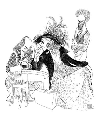 385x481 al hirschfeld's anna christie hand signed original crow quill pen - Quill And Ink Drawing