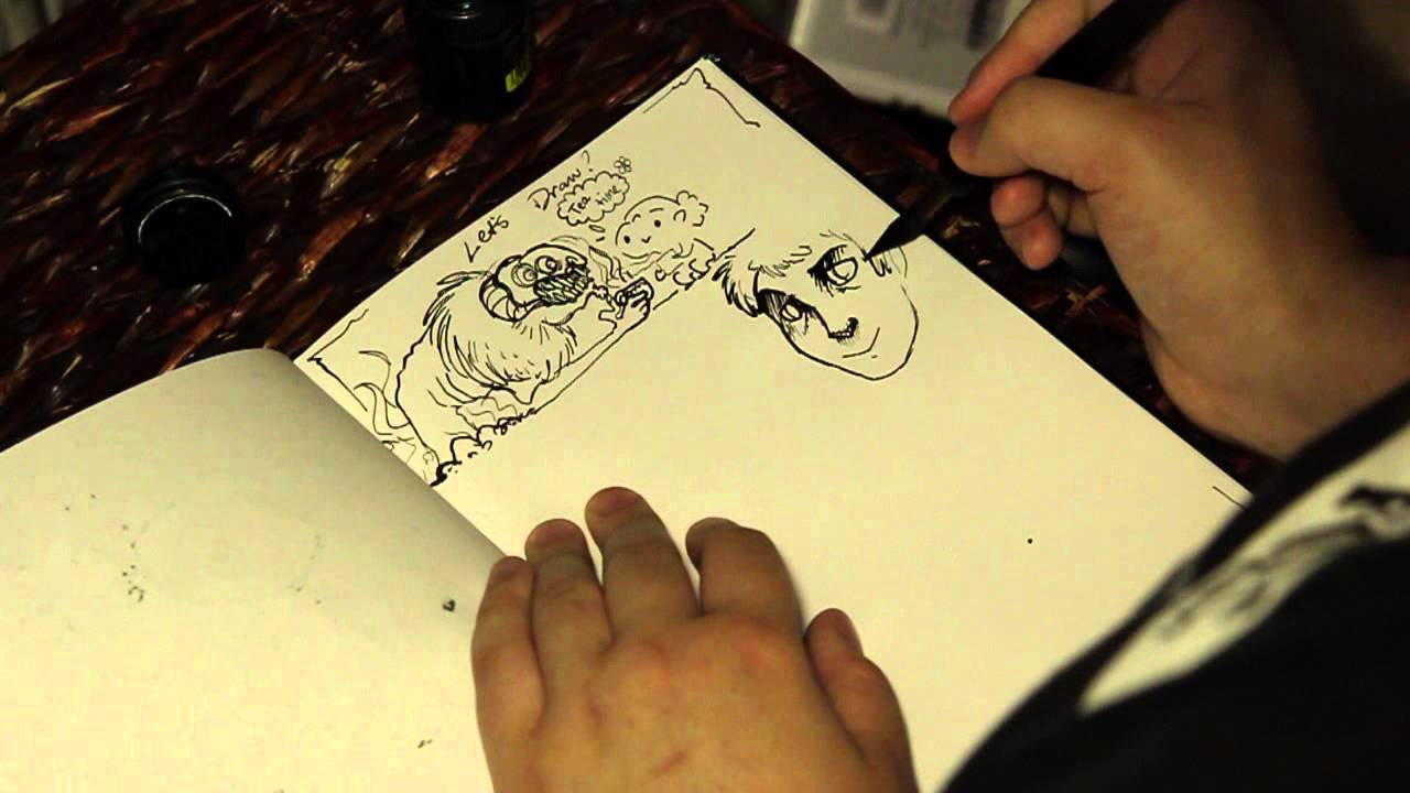 1280x720 quill drawing - Quill Drawing