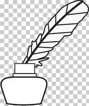 310x370 paper quill pen inkwell s pen drawing png clipart free - Quill Pen Drawing