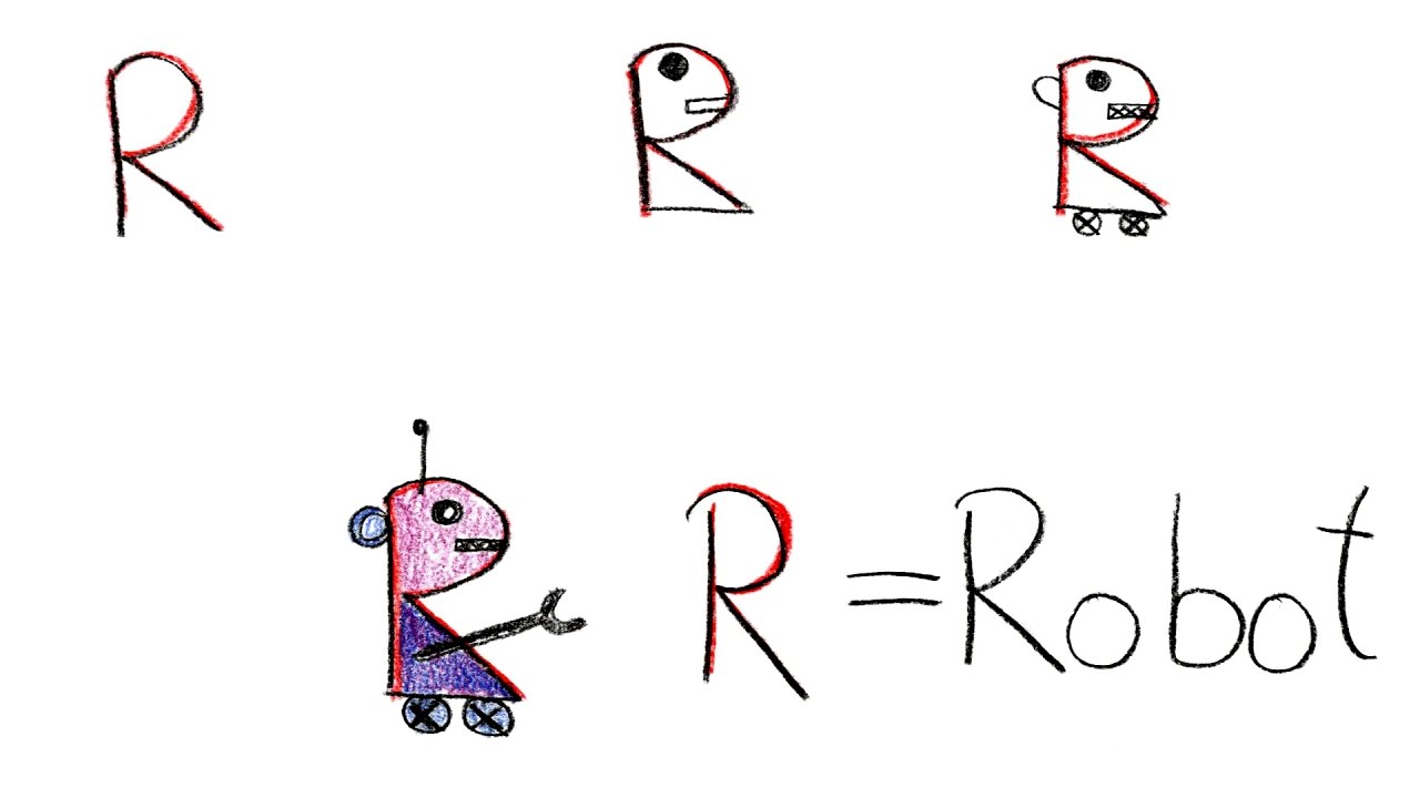 1280x720 Learn The Letter R - R Drawing