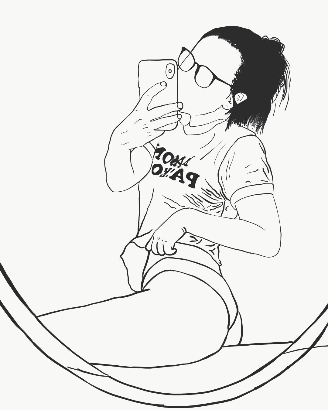 1080x1350 My Friend Asked Me To Draw Her From A Snapchat Drawing - R Drawing