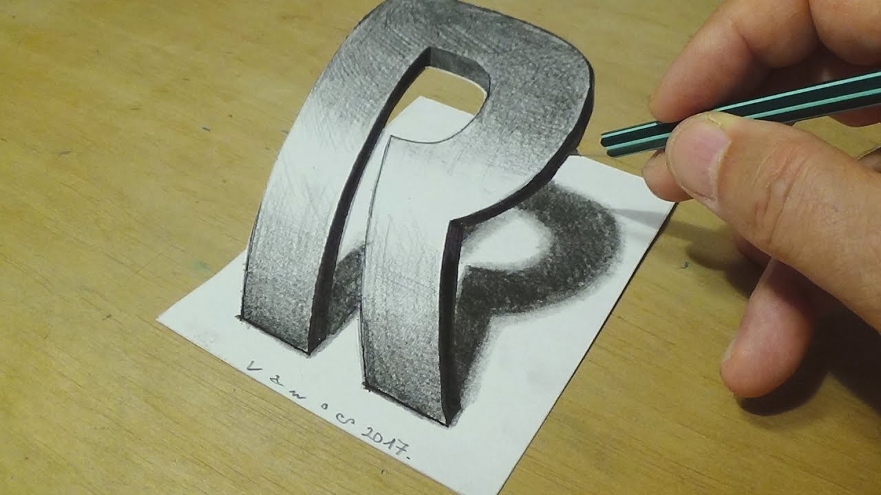 1280x720 How To Draw Letter - R Drawing