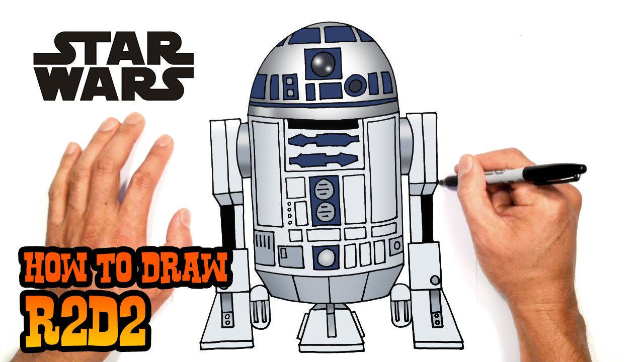 1280x720 How To Draw Star Wars - R2d2 Drawing