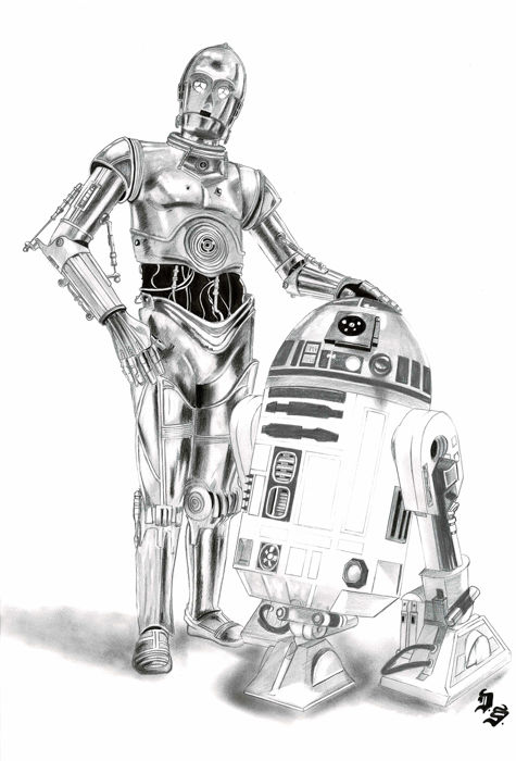 475x700  - R2d2 Drawing