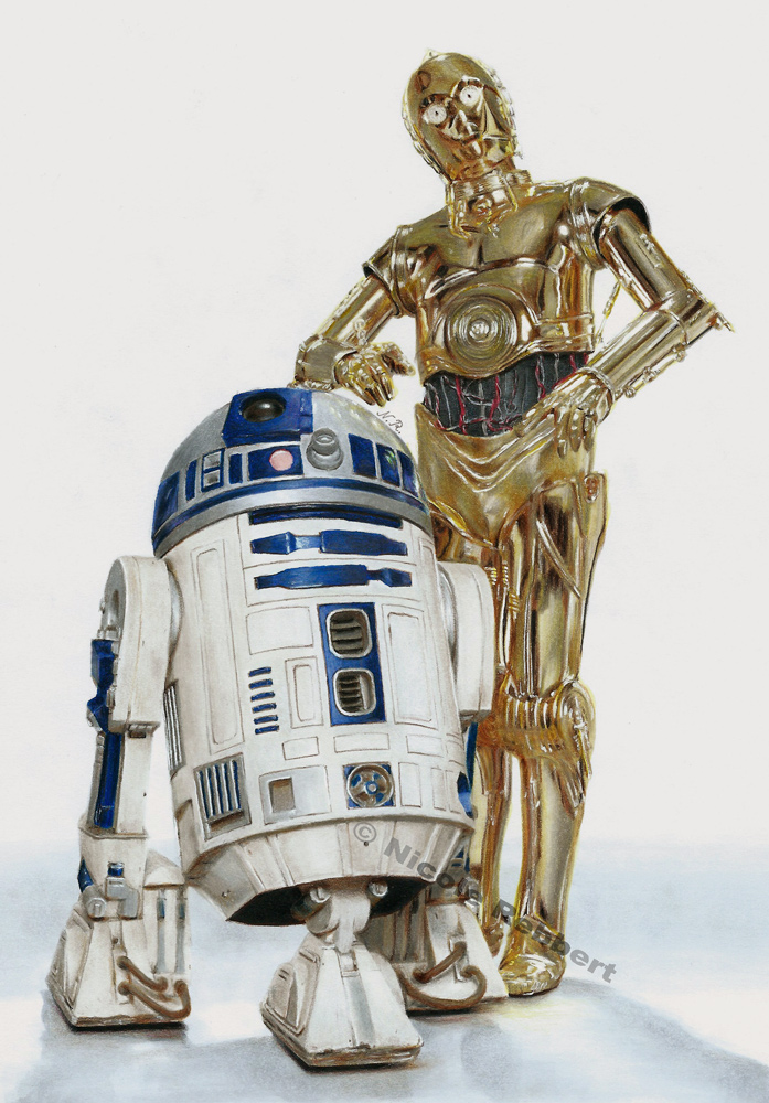 697x1000 And - R2d2 Drawing