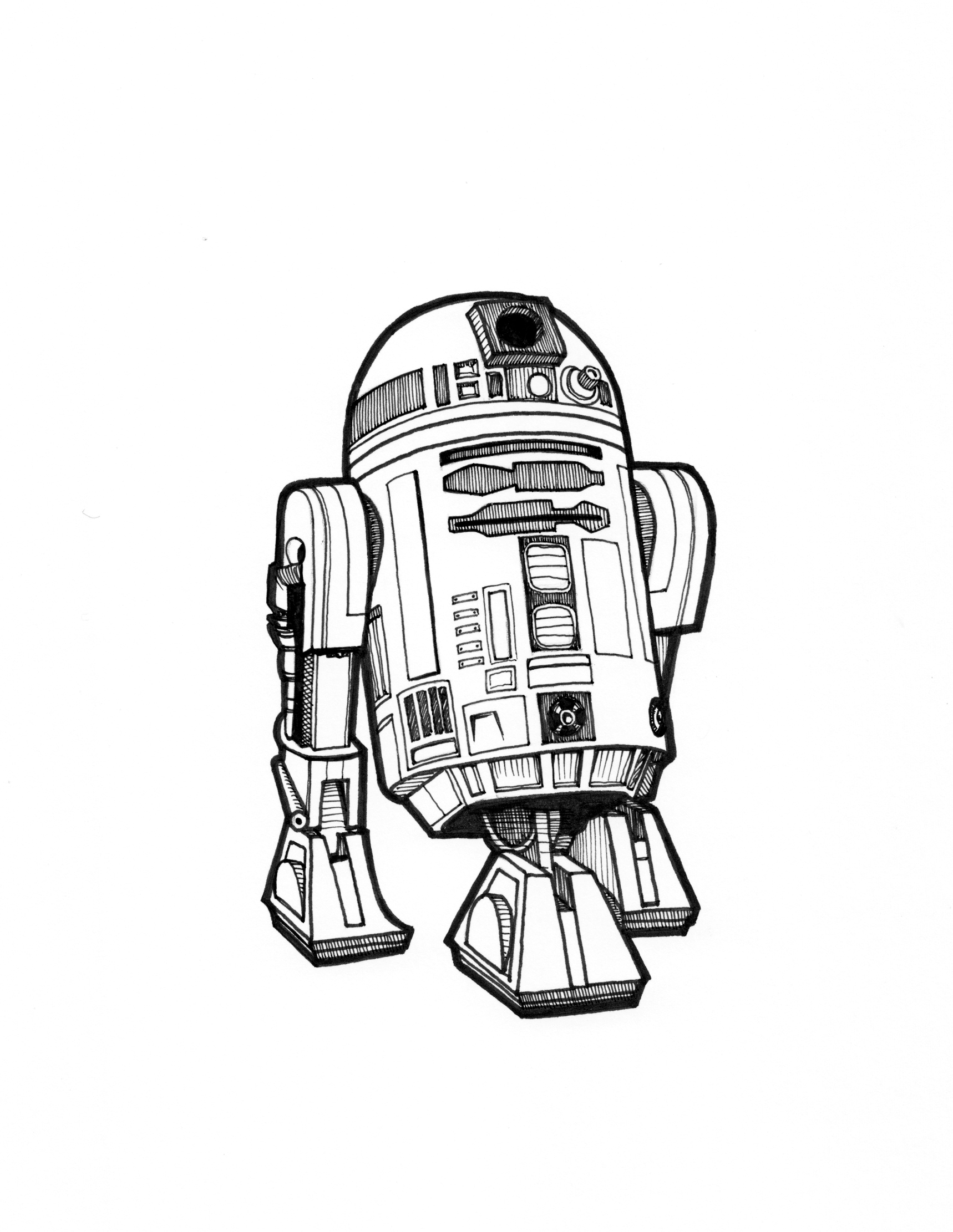 R2d2 Drawing Easy at Explore collection of R2d2