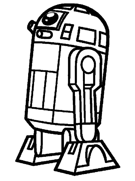 R2d2 Line Drawing At Paintingvalley Com Explore Collection Of