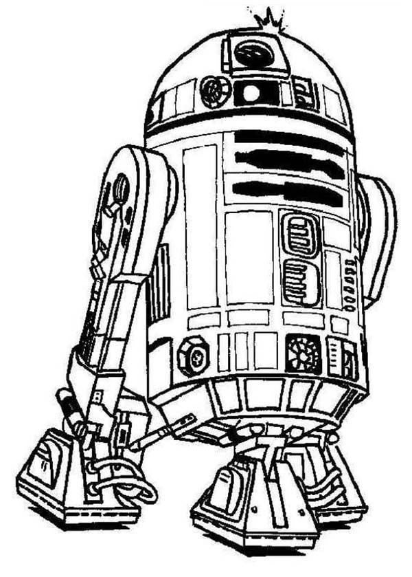 R2d2 Line Drawing at PaintingValley.com | Explore collection of R2d2 ...