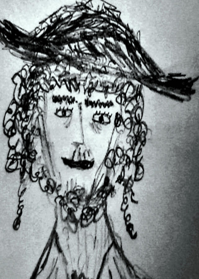 641x900 local rabbi drawing - Rabbi Drawing