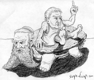 400x343 wondermark archive drawing writing rabbi socrates - Rabbi Drawing