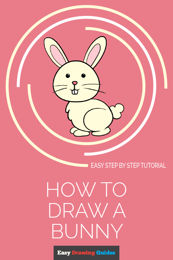 600x900 How To Draw A Bunny Really Easy Drawing Tutorial Easy Drawing - Rabbit Drawing Images