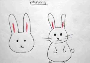 300x210 drawing tutorial for beginners rhyoutubecom snowball the rabbit - Rabbit Easy Drawing