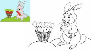 320x180 All Clip Of How To Draw Rabbit Eating Carrot - Rabbit Eating Carrot Drawing