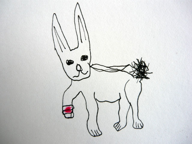 640x480 Jennifer Martin The Rabbit's Foot - Rabbit Foot Drawing