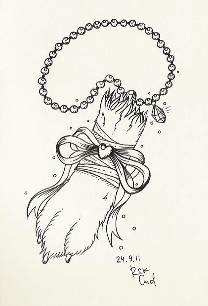 421x620 Lucky Rabbit Foot Just Because Rabbit Tattoos, Tattoos, Lucky - Rabbit Foot Drawing