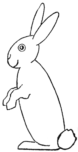 275x535 How To Draw Bunny Rabbits For Easter With Easy Step - Rabbit Head Drawing