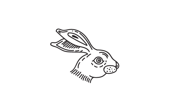 580x386 Rabbit Head - Rabbit Head Drawing