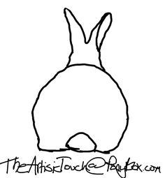 236x255 best fat rabbit images rabbits, bunnies, bunny - Rabbit Line Drawing