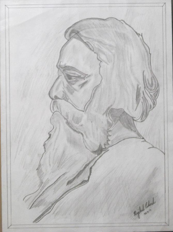 670x900 Rabindranath Tagore Drawing - Rabindranath Tagore Drawing