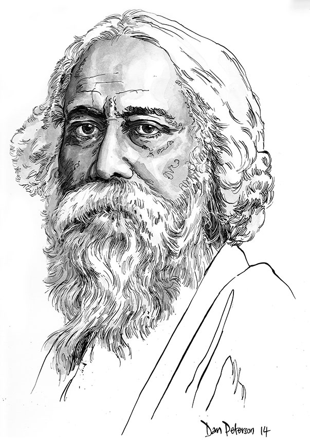 Rabindranath Tagore Drawing at Explore collection