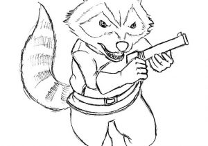 300x210 easy raccoon drawing - Raccoon Drawing Easy