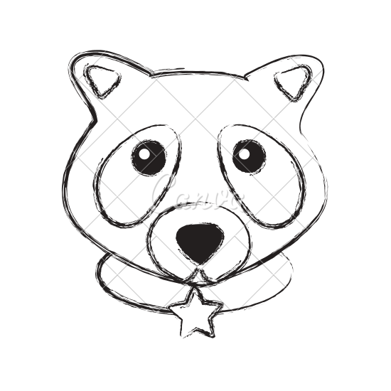 550x550 drawing raccoon easy transparent png clipart free download - Raccoon Drawing Easy