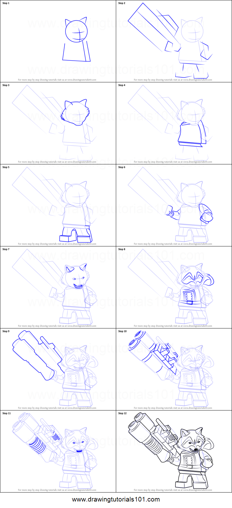 751x1641 How To Draw A Raccoon Step - Raccoon Drawing Step By Step