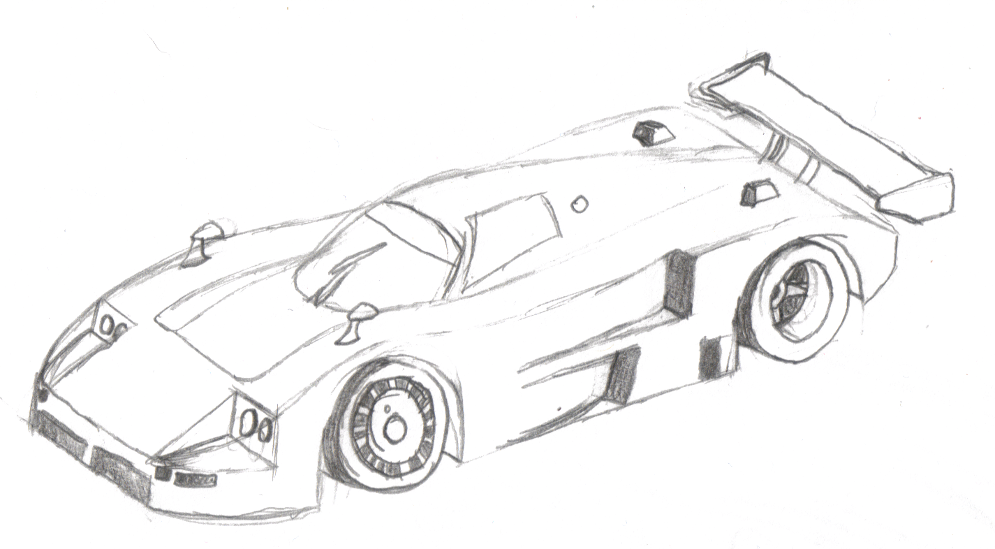 1425x786 Race Car Drawings Eskay - Race Car Drawing