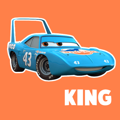 400x400 How To Draw King From Disney Pixar's Cars With Easy Step - Race Car Drawing Easy