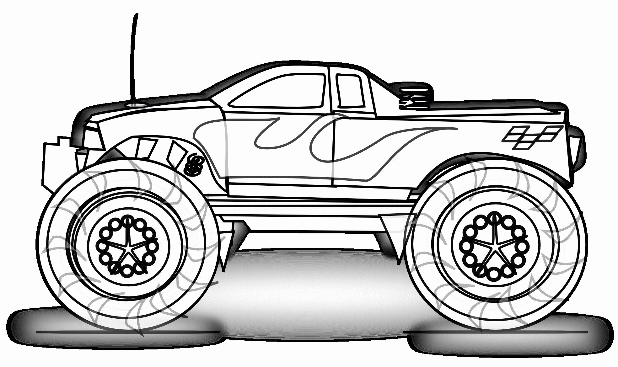 1969x1170 printable race car coloring pages - Race Car Drawing Images