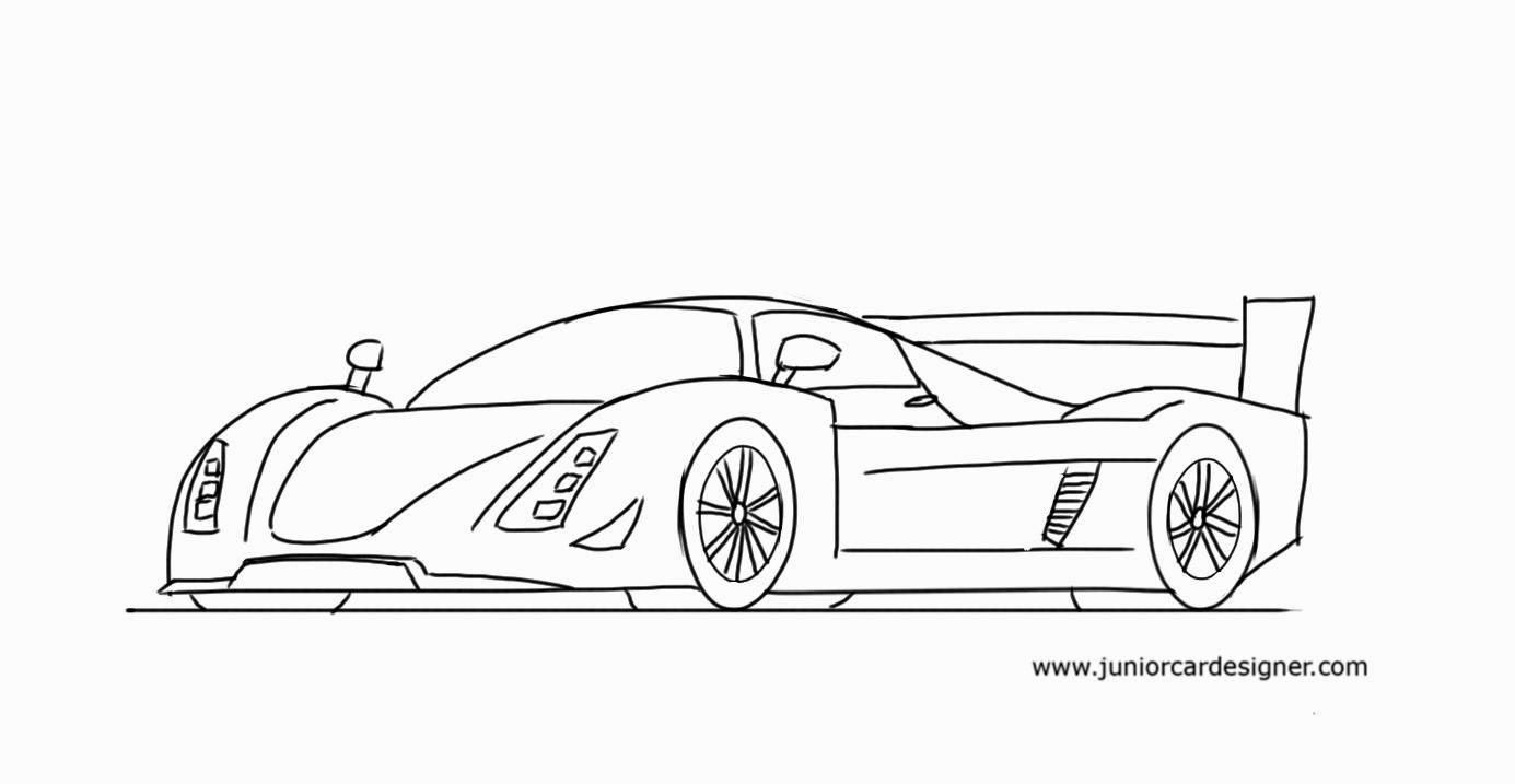 Race Car Drawing Images at Explore collection of