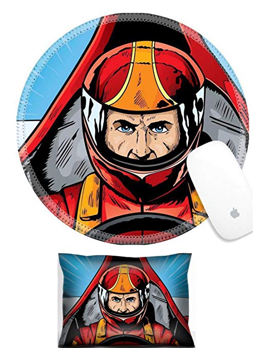 493x679 luxlady mouse wrist rest and round mousepad set - Race Car Driver Drawing