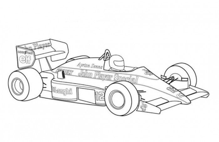Race Car Outline Drawing at PaintingValley.com | Explore collection of ...