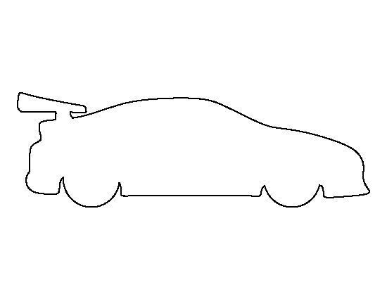 550x425 race car pattern use the printable outline for crafts creating - Race Car Outline Drawing