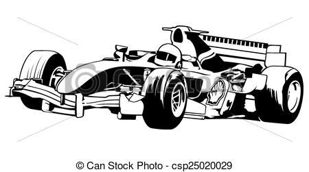 450x251 racing car formula one - Race Car Outline Drawing