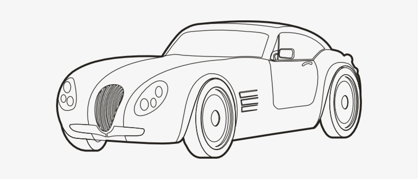 820x352 Drawn Race Car Outline - Race Car Outline Drawing