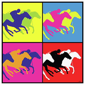 300x300 horse racing drawings fine art america - Race Drawing