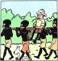 200x211 tintin and racism - Racism Drawings