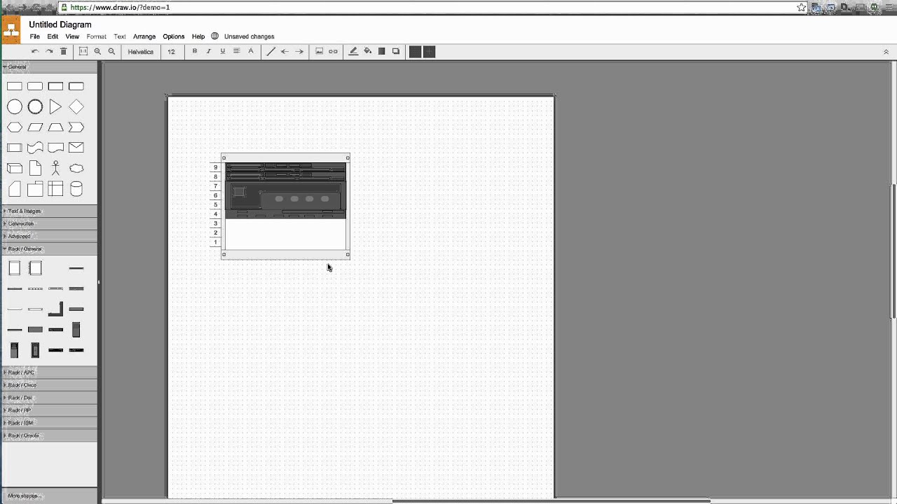 1280x720 free rack diagram drawing software - Rack Drawing
