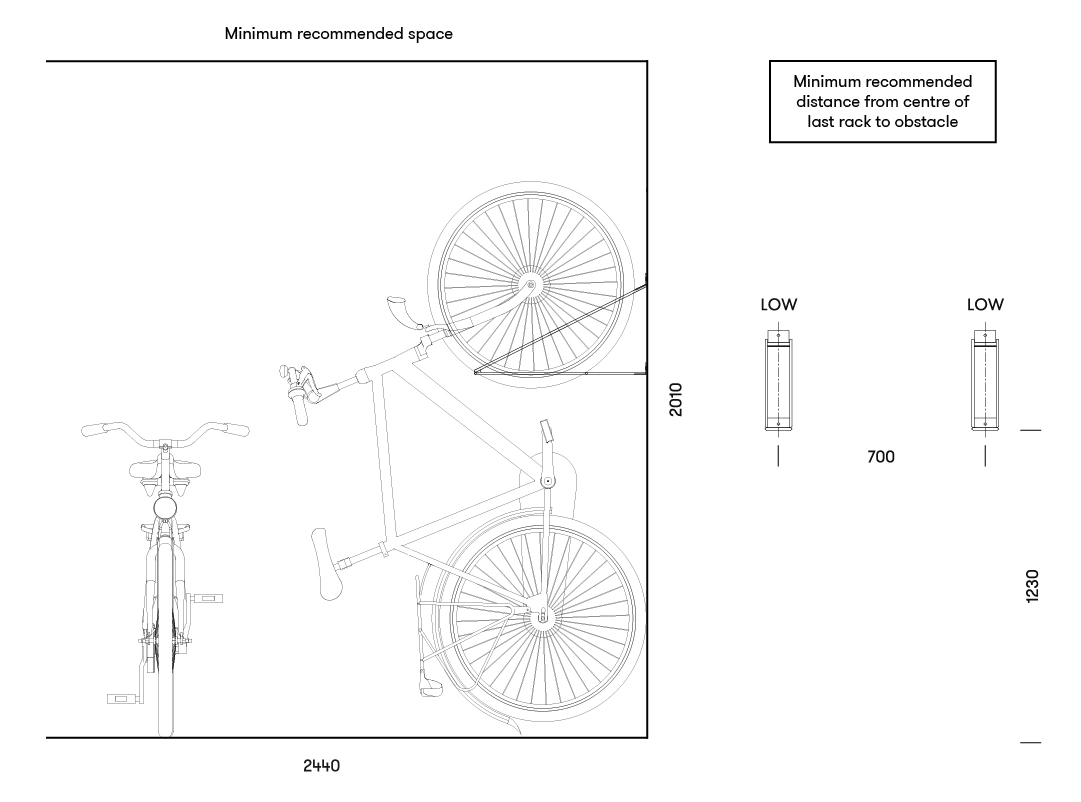 1081x802 vertical bike rack cyclehoop - Rack Drawing